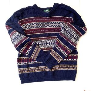 Vintage Jantzen Sweater Knit Geometric 